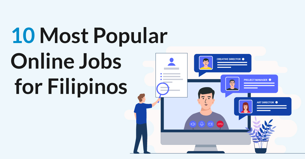 10 Most Popular Online Jobs for Filipinos